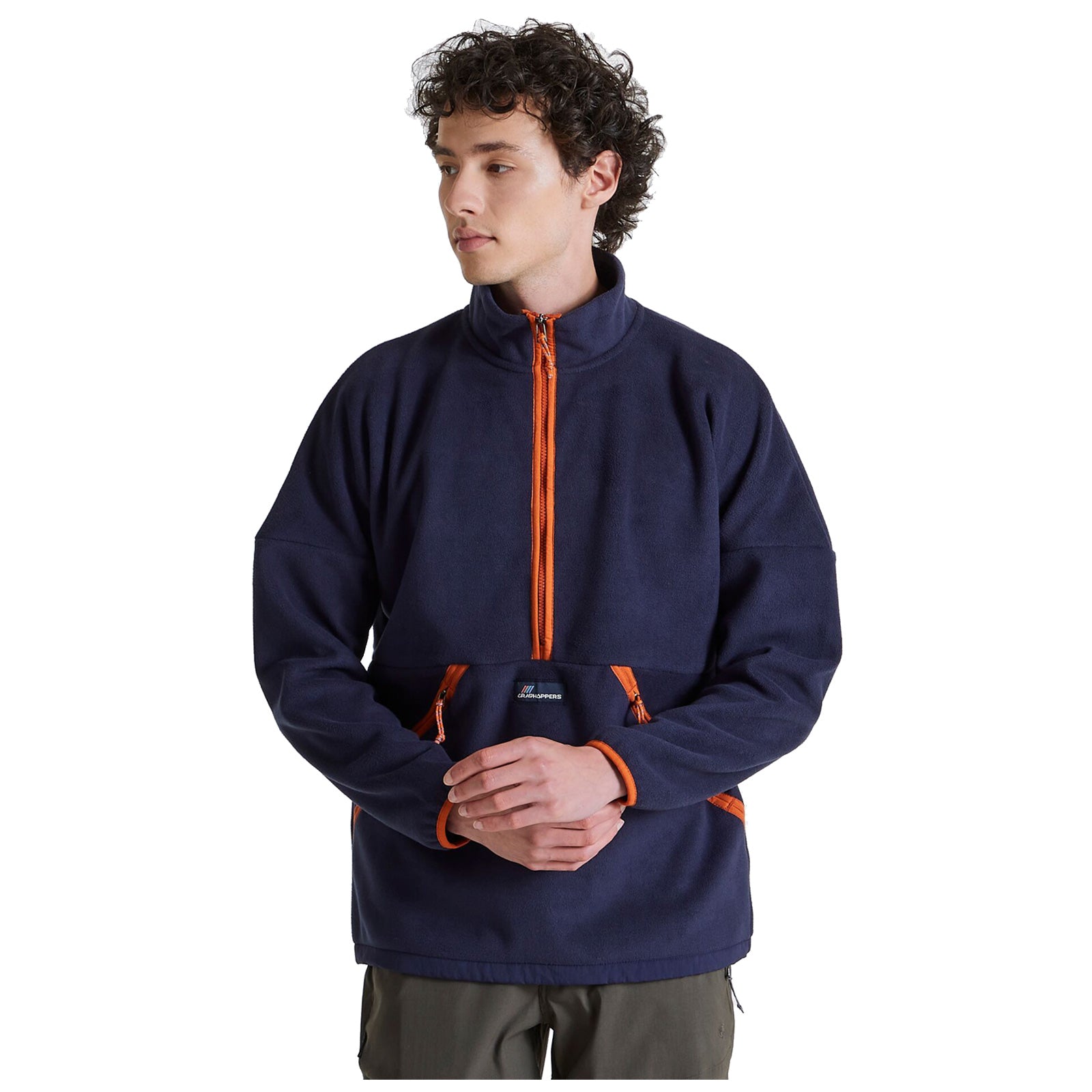 Sports half zip online mens