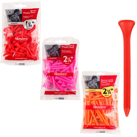 Masters Standard Plastic Golf Tees