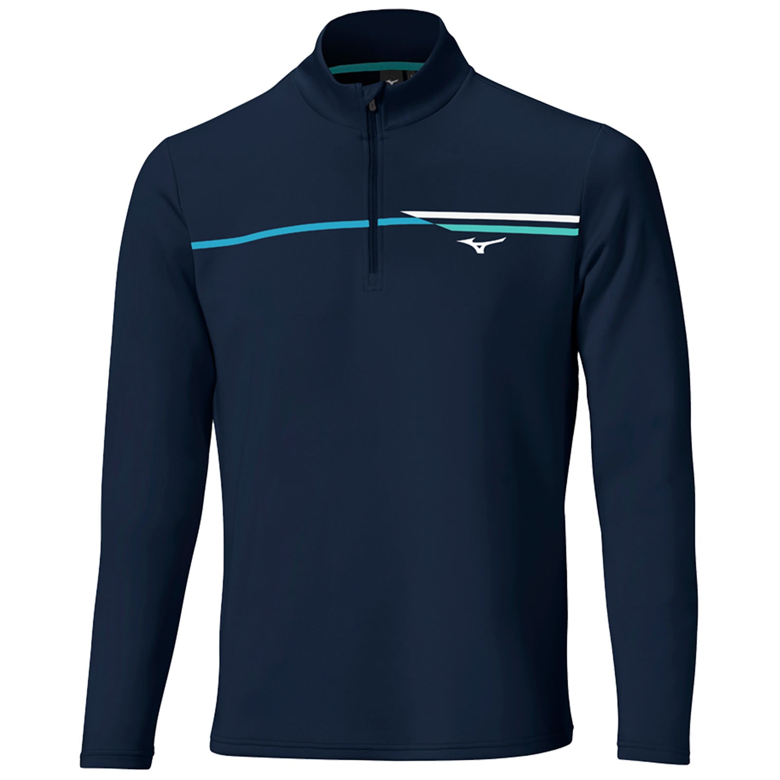 Mizuno Mens Breeze T-Stripe Half Zip