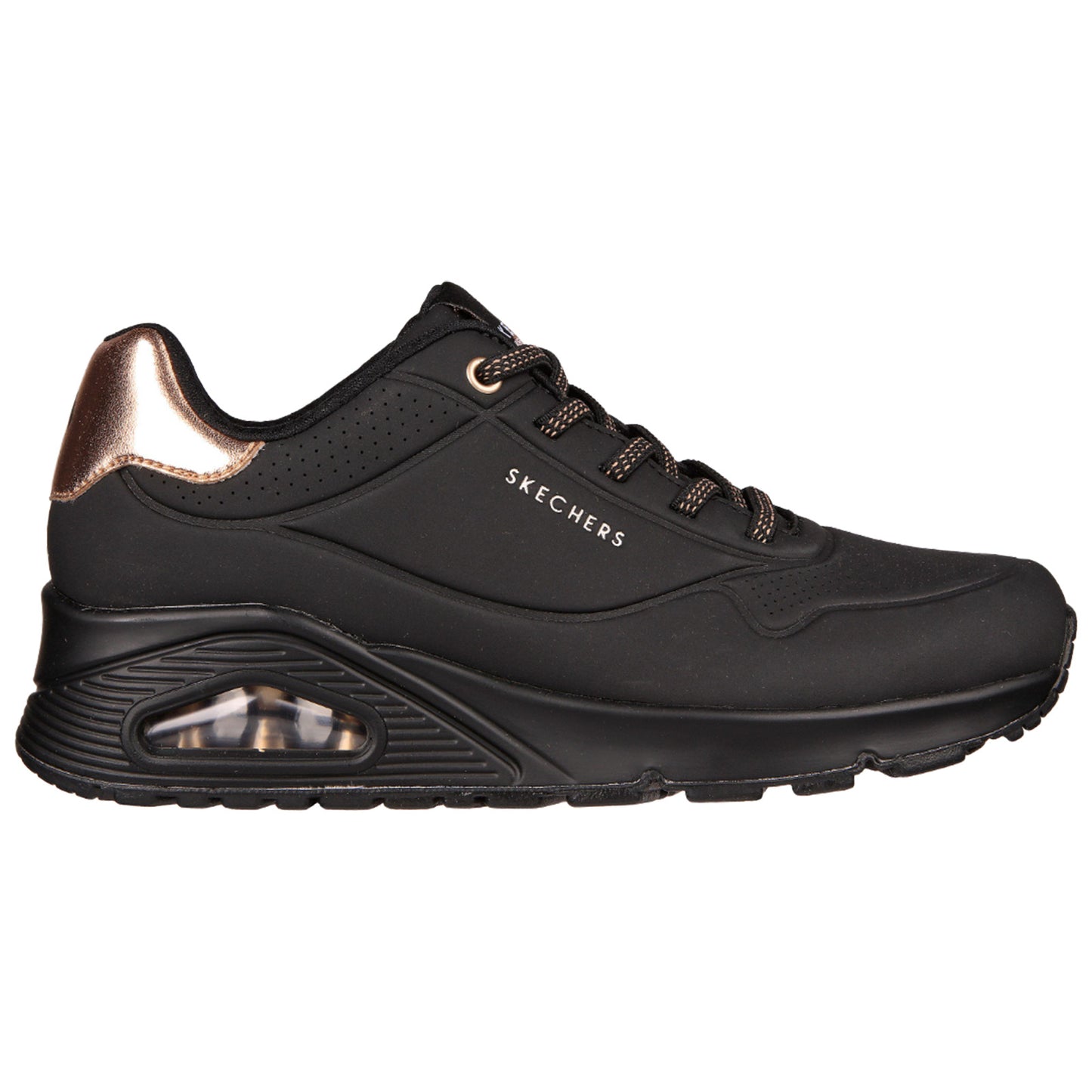 Skechers Ladies Uno Shimmer Away Trainers