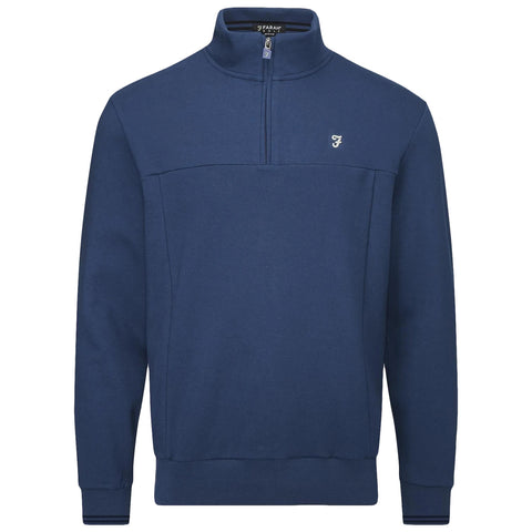 Farah Mens Tisdale Half Zip Top