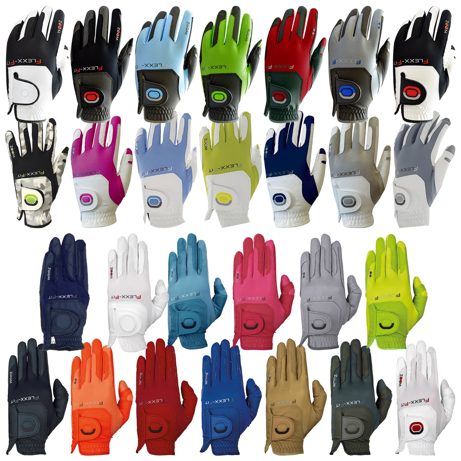 Zoom Mens Left Hand Flexx Fit WEATHER Golf Glove One Size