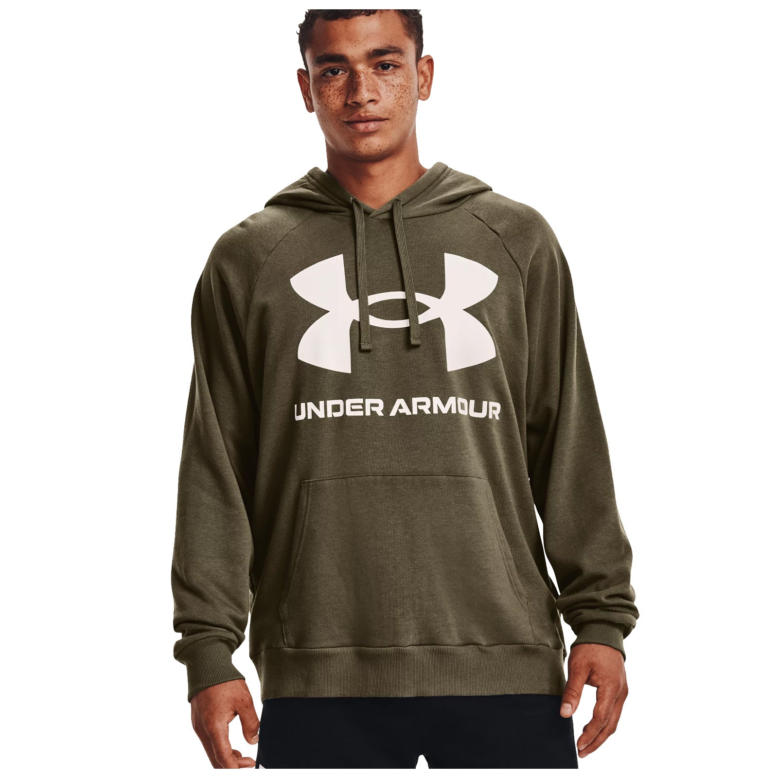 Under Armour Mens Rival Fleece Big Logo Hoodie More Sports