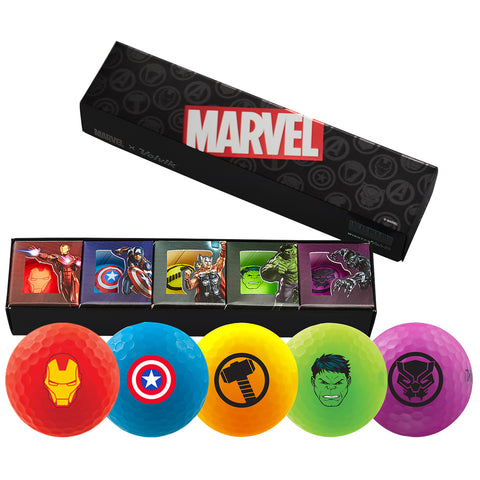 Volvik Vivid 5 Ball Marvel Character Box