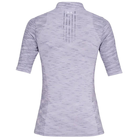 Under Armour Ladies Seamless Half Zip Polo Shirt XS