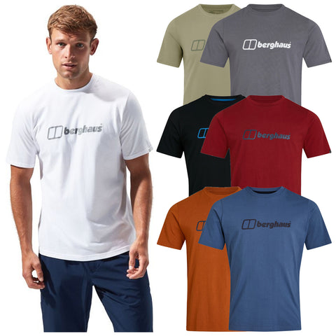 Berghaus Mens Organic Big Colour Logo T-Shirt