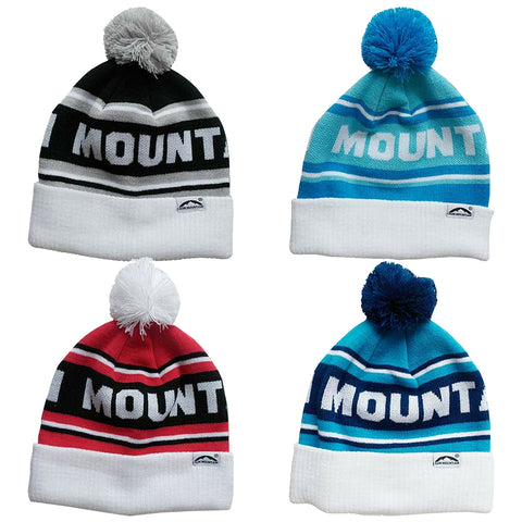 Sun Mountain Mens Pom Bobble Beanie