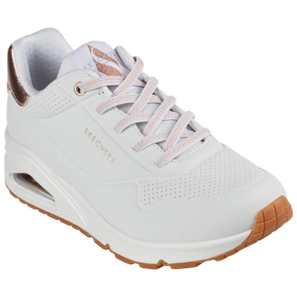 Skechers Ladies Uno Shimmer Away Trainers