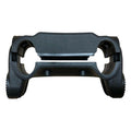 A black accessory bracket made by Powakaddy for C2 trolleys, to then attach further accessories to.